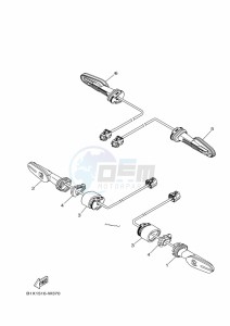 YZF250-A (B1X1) drawing FLASHER LIGHT