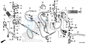 TRX420FM2H Europe Direct - (ED) drawing SWITCH/CABLE