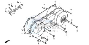 NH80MD drawing LEFT SIDE COVER