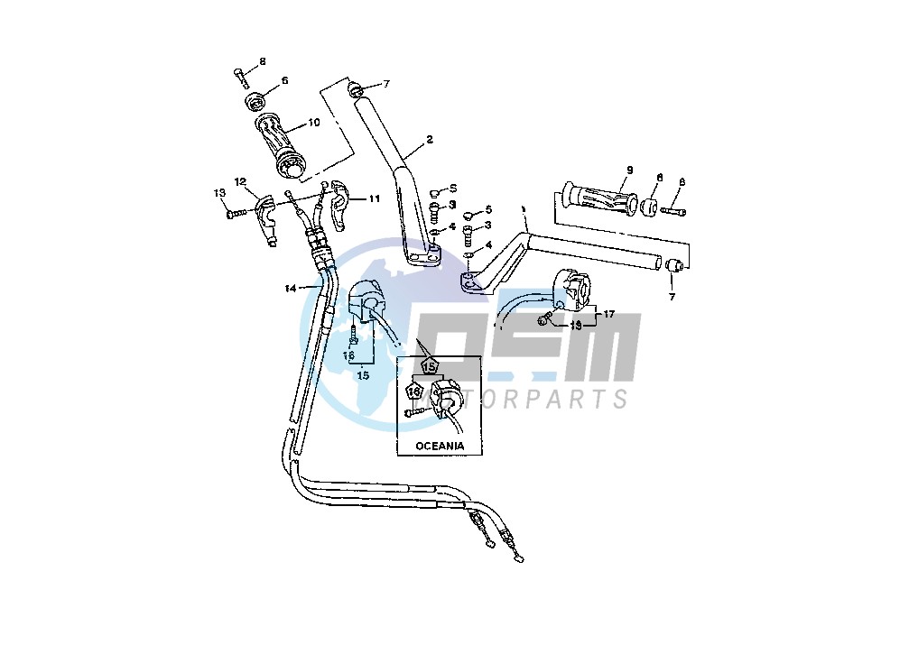 STEERING HANDLE -CABLE