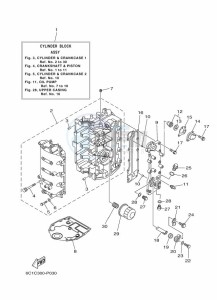 F60LB drawing CYLINDER--CRANKCASE-1