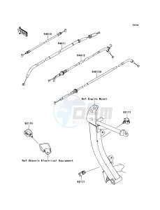 VERSYS_1000 KLZ1000AEF FR GB XX (EU ME A(FRICA) drawing Cables