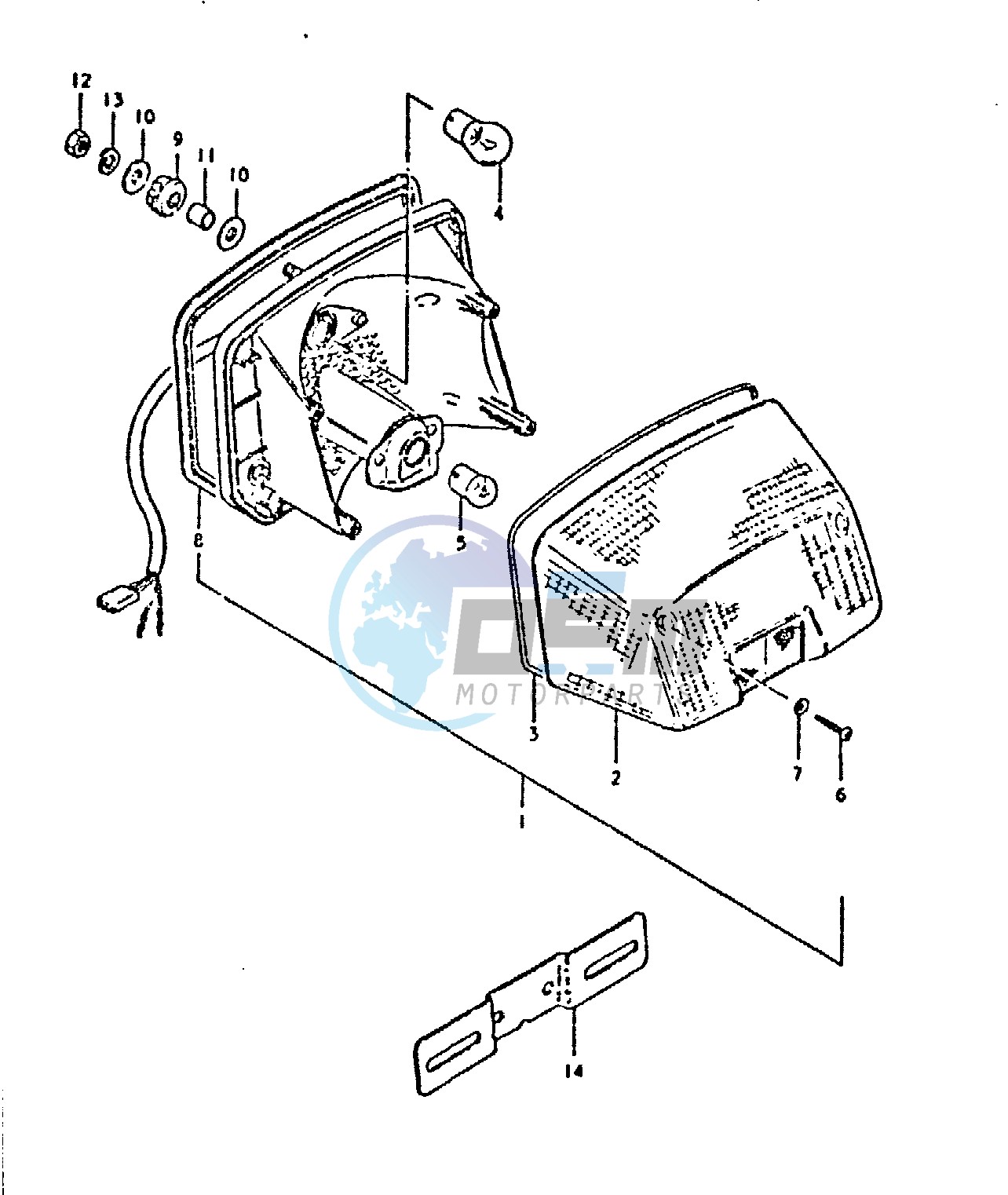 REAR COMBINATION LAMP (E2, E4, E21)