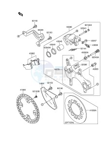 RM-Z250 (E28) drawing REAR BRAKE