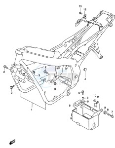 GS500 (P19) drawing FRAME (MODEL K4)