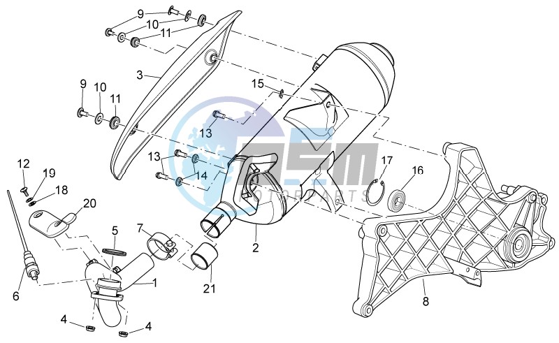 Exhaust unit