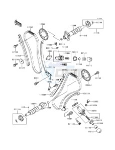 VN 1500 L [VULCAN 1500 NOMAD FI] (L1) [VULCAN 1500 NOMAD FI] drawing CAMSHAFT-- S- -_TENSIONER