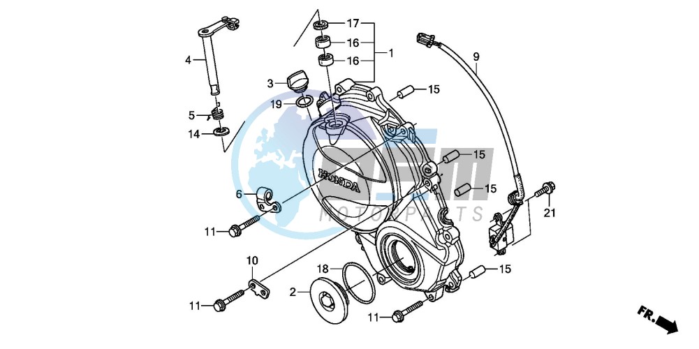 RIGHT CRANKCASE COVER