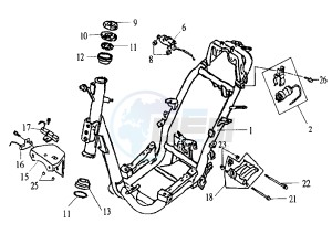 FIDDLE - 50 cc drawing FRAME