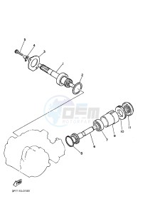 PW50 (5PGW 5PGX) drawing TRANSMISSION