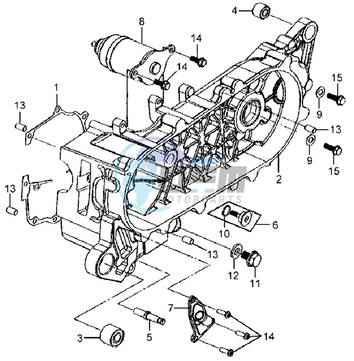 CRANKCASE LEFT