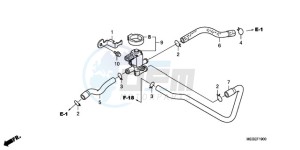 VT750CA9 Europe Direct - (ED / MK) drawing AIR INJECTION CONTROL VALVE