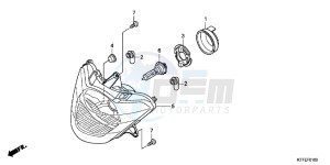 SH125C drawing HEADLIGHT