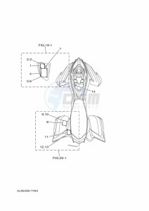 YFM700R YFM70RSSK (2LSV) drawing EMBLEM & LABEL 1