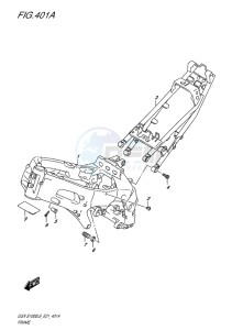 GSX-S 1000 drawing FRAME