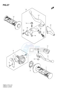 RM85 (P03) drawing HANDLE LEVER