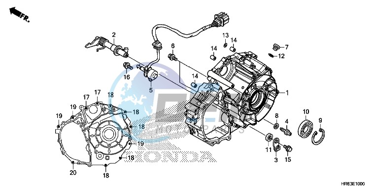 REAR CRANKCASE COVER