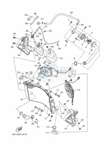 MT-10 MTN1000 (B67S) drawing RADIATOR & HOSE