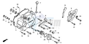 CRF250R drawing L. CRANKCASE COVER