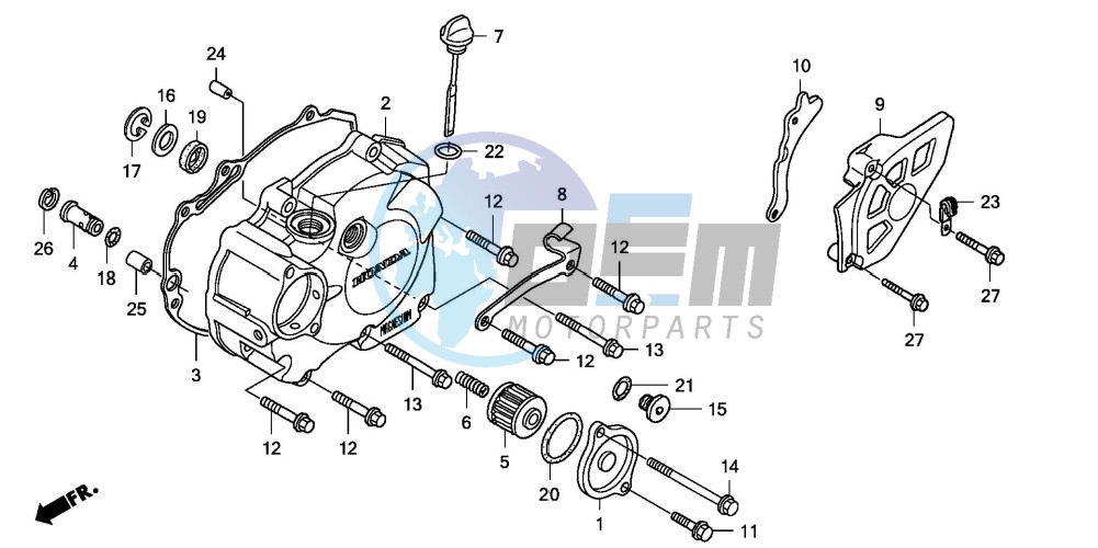 L. CRANKCASE COVER