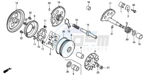 NH80MD drawing DRIVE FACE/KICK STARTER