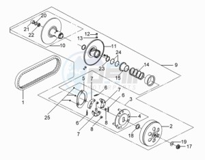 GTS250 INJECTION drawing CLUTCH