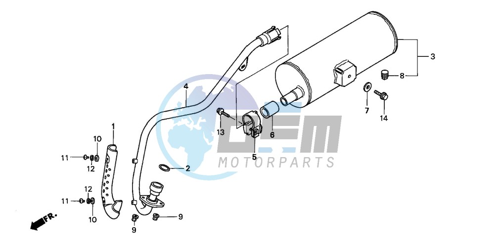 EXHAUST MUFFLER