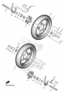 NIKEN GT MXT850D (B5B1) drawing FRONT WHEEL