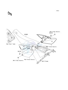 KX 450 D [KX450F] (D7F) D7F drawing SEAT