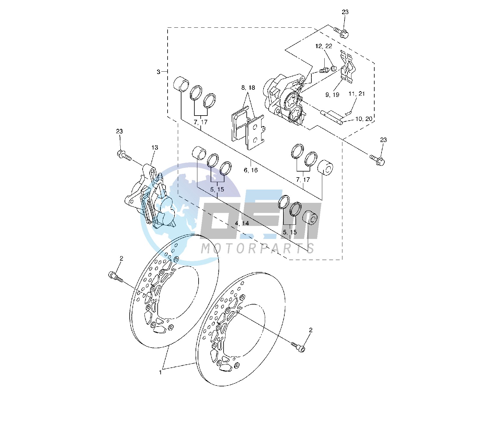 FRONT BRAKE CALIPER