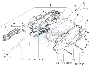 MP3 500 Tourer (USA) USA drawing Air filter