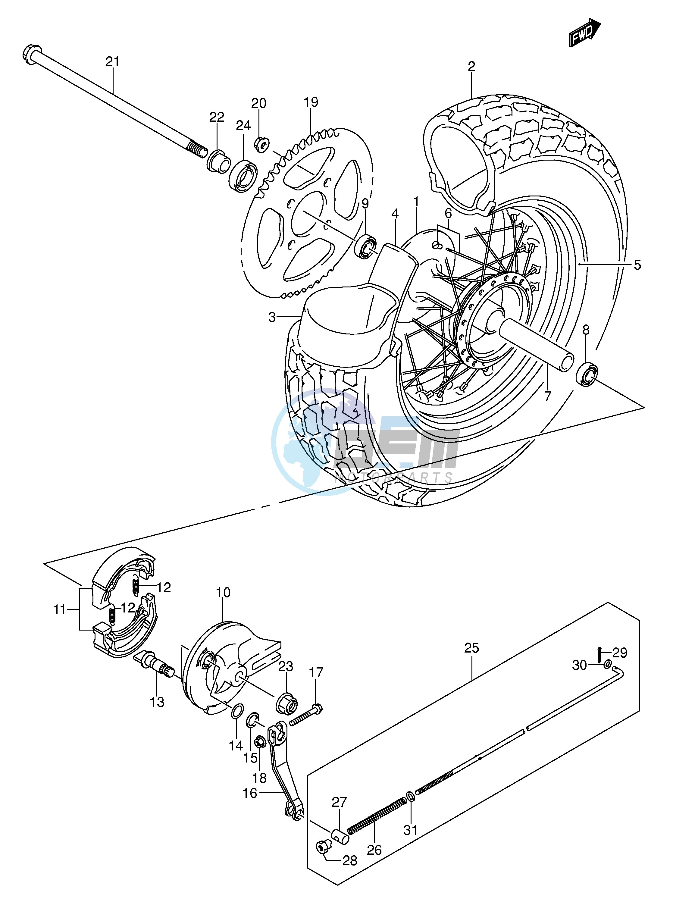 REAR WHEEL