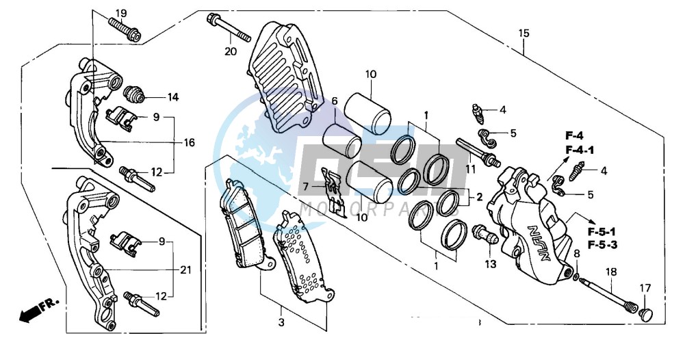 FRONT BRAKE CALIPER