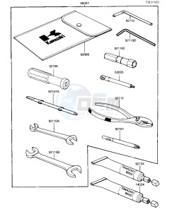 ZL 1000 A [ZL1000 ELIMINATOR] (A1) drawing OWNER TOOLS