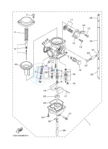 XTZ125E (1SB1) drawing CARBURETOR