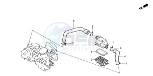 VT1100C2 drawing SUB AIR CLEANER