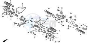 CBR900RR FIRE BLADE drawing STEP (1)