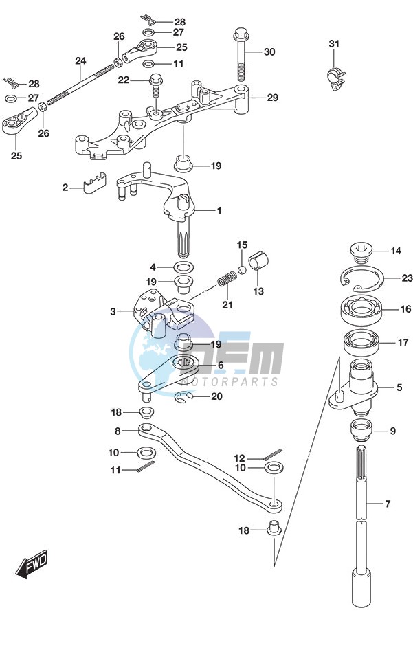 Clutch Shaft (Model: TG/ZG)