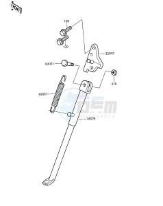 KX 125 C [KX125L] (C1) [KX125L] drawing STAND