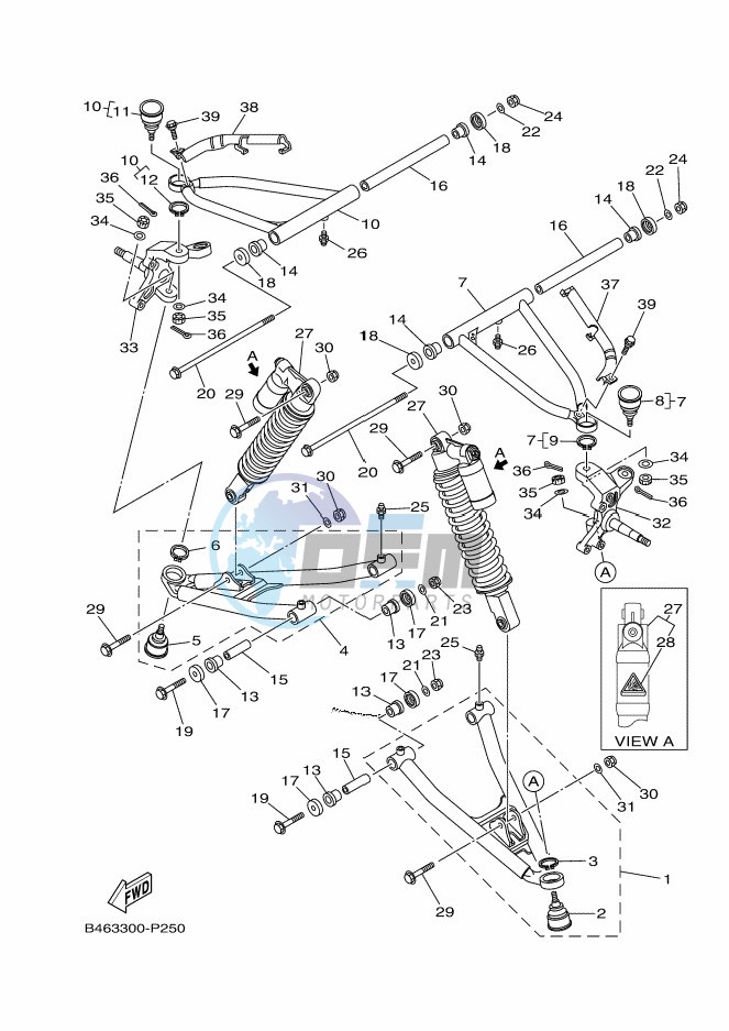 FRONT SUSPENSION & WHEEL