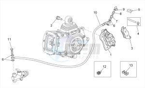 Bellagio 940 drawing Rear brake caliper