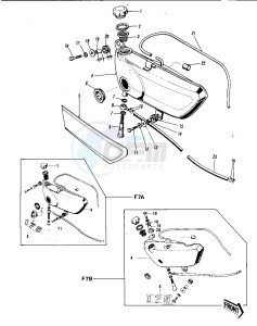 F7 (-A) 175 drawing OIL TANK -- 71-73 F7_F7-A_F7-B- -