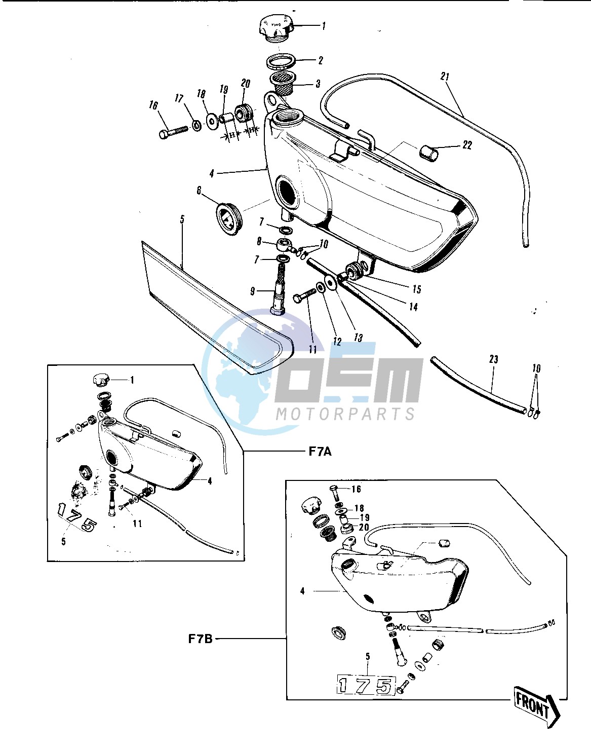 OIL TANK -- 71-73 F7_F7-A_F7-B- -