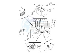 TW 125 drawing BATTERY