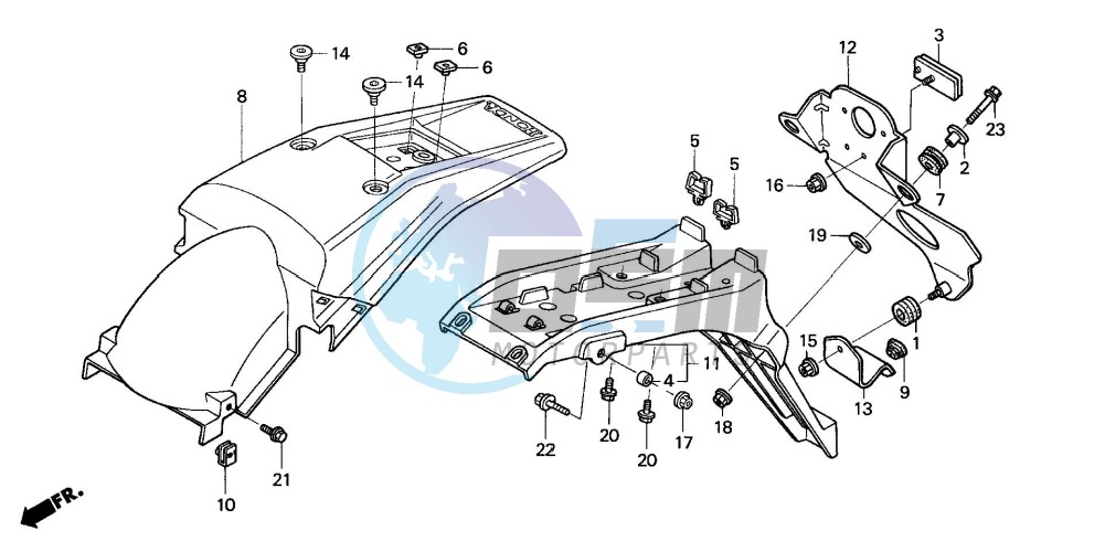 REAR FENDER (ED)