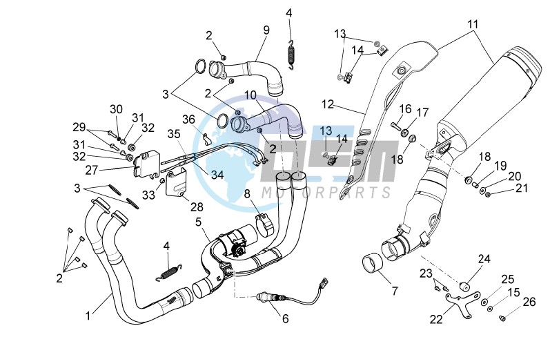 Exhaust pipe I