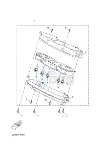 YP400RA X-MAX 400 ABS X-MAX (1SDA 1SDA 1SDA 1SDA 1SDA) drawing METER