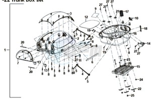 FIDDLE III 50 L6 drawing LUGGAGE RACK