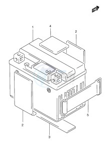 TS185ER (E1) drawing BATTERY