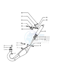 TZR RR 125 drawing EXHAUST